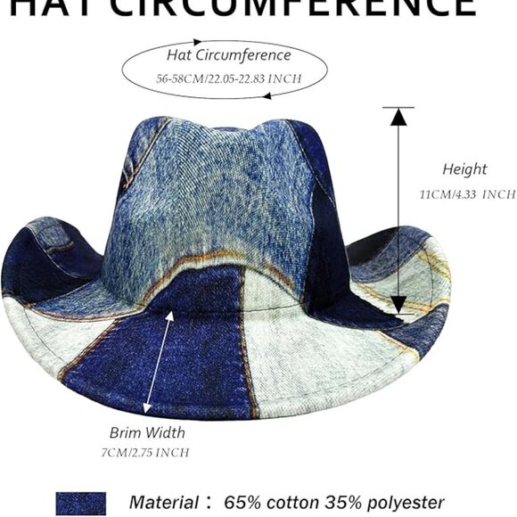 Brim Cowboy Hat - Picture 2 of 6